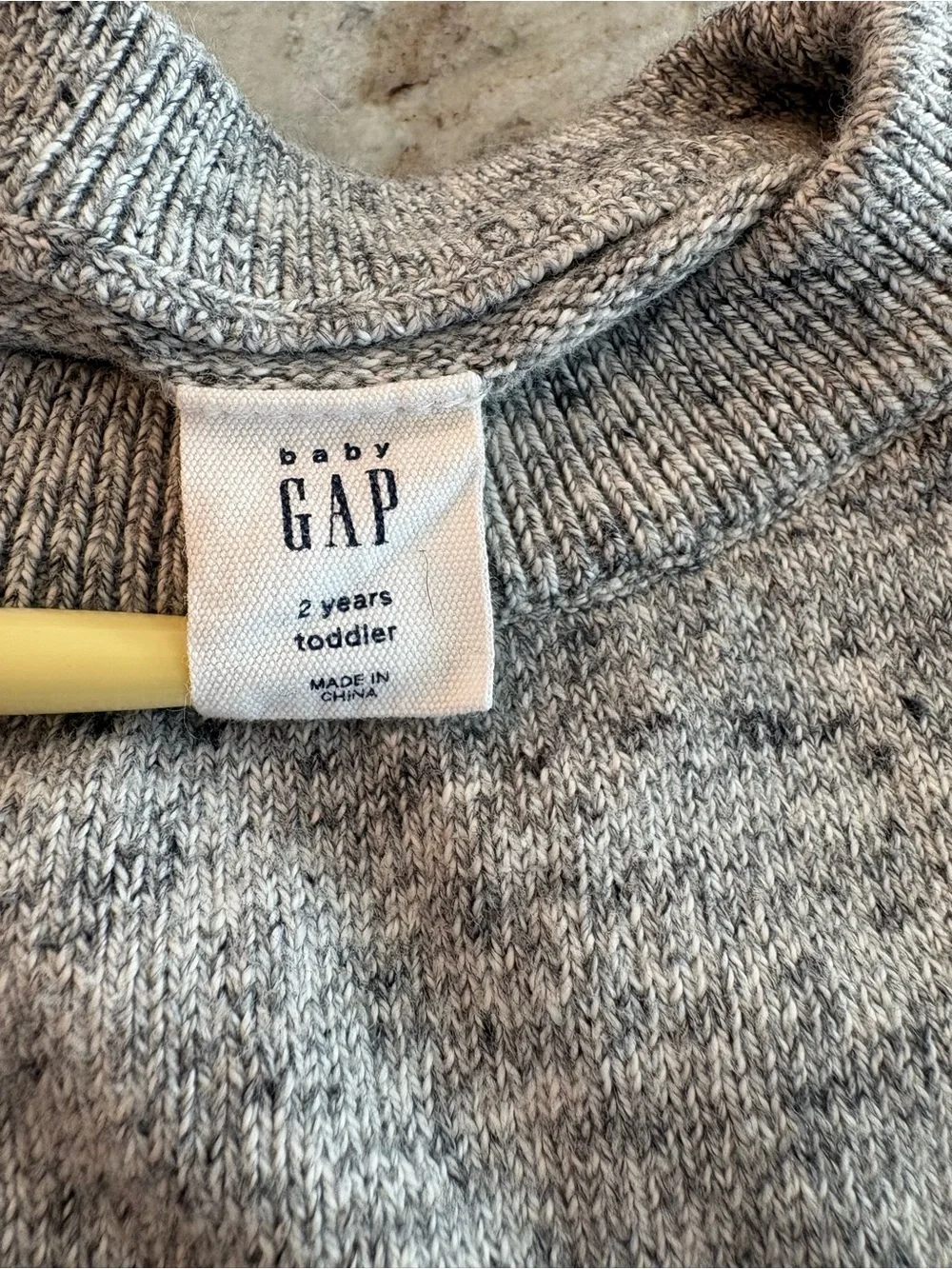 Gap Kids Holiday Christmas Truck Sweater Gray 2 Toddler Crewneck
